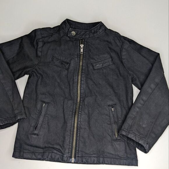 Art Class Black Zip Moto Jacket size XS - Picture 1 of 8